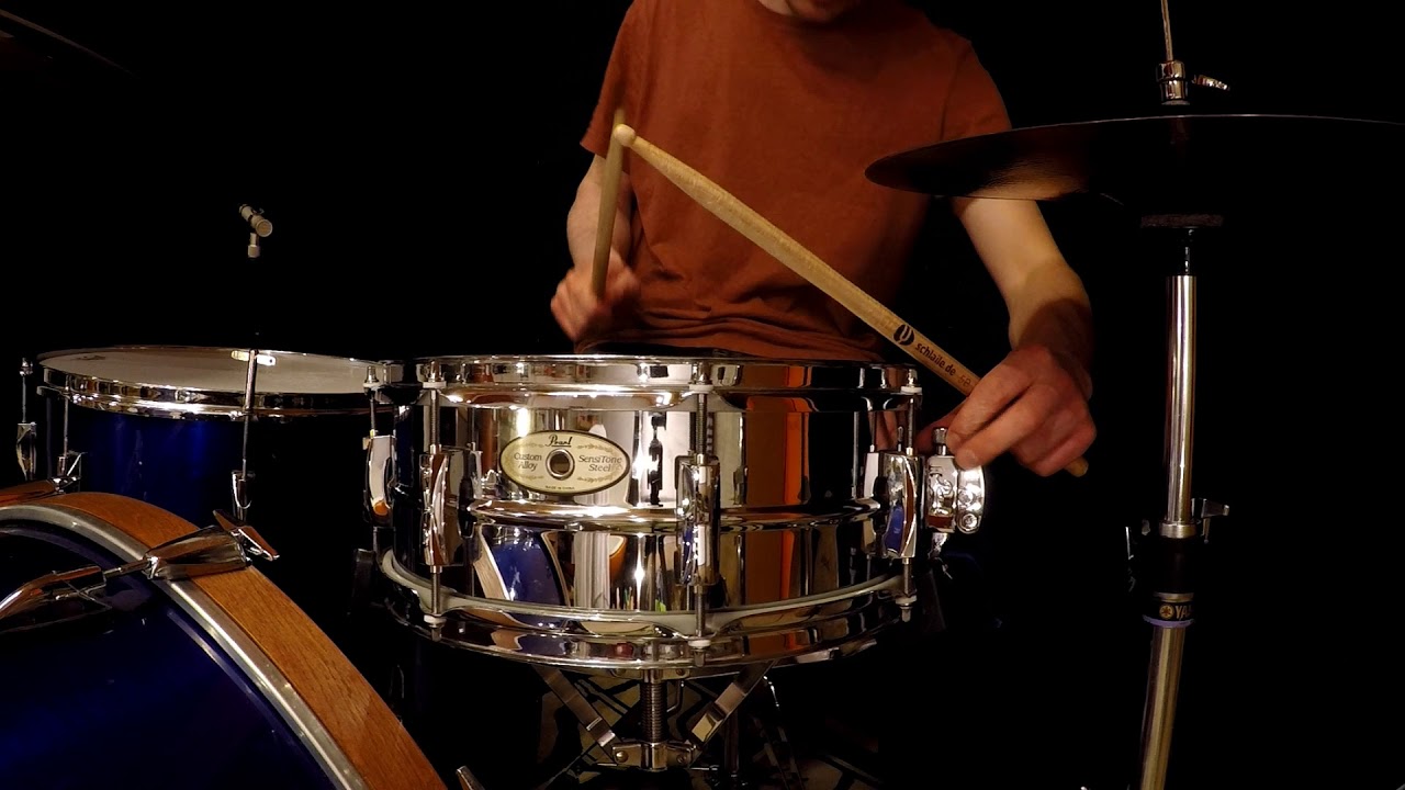 Pearl Sensitone Steel Snare Drum 14