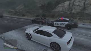 Gta5 random NPC police chase 2