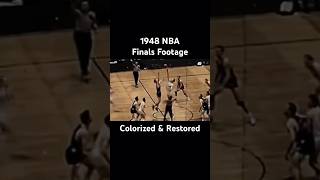 1948 NBA Finals Colorized Footage #nba #basketball