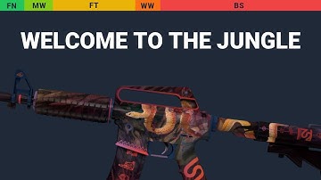 M4A1-S Welcome to the Jungle - Skin Float And Wear Preview