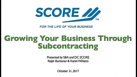 Growing Your Business Through Subcontracting