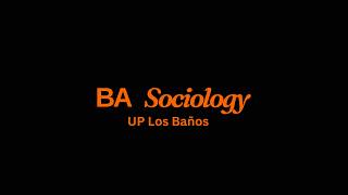 Sociology at UP Los Baños: From College to Career ✨
