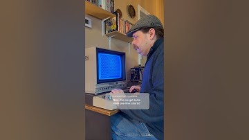 Commodore 64 BASIC 10 PRINT “Brick Wall” program loop #retrocomputing #80s #programming #helloworld