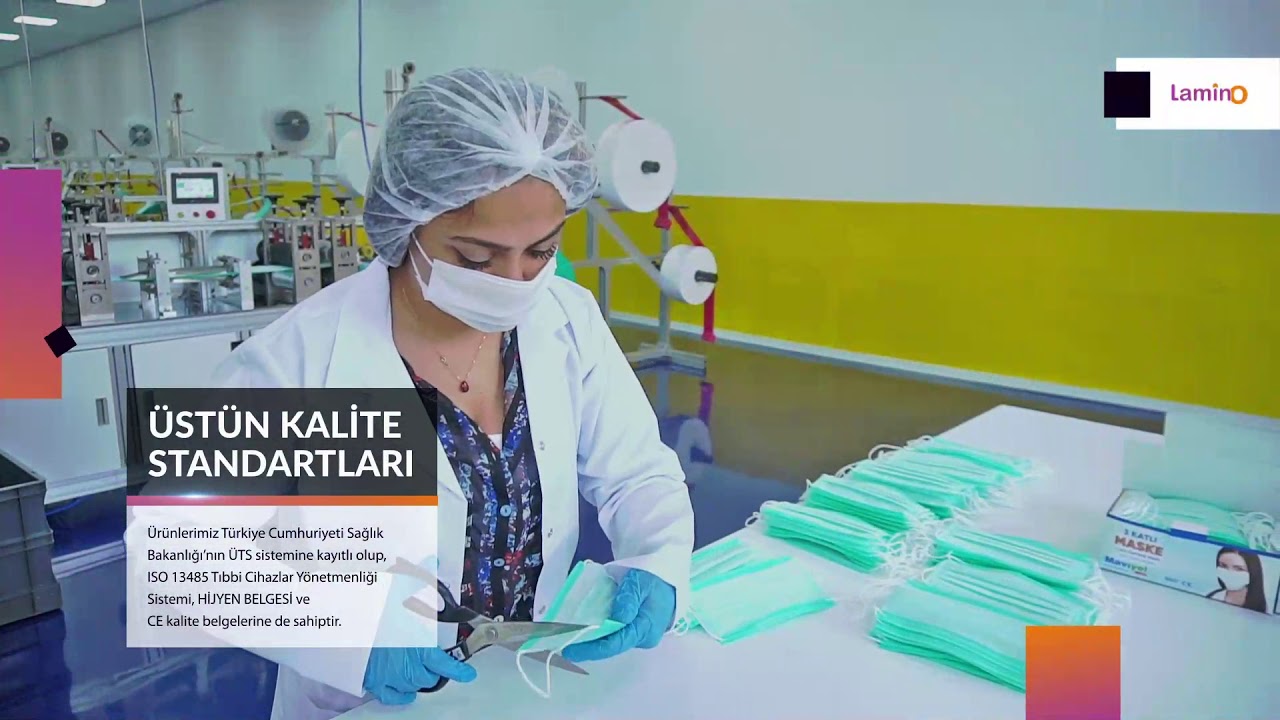 Surgical Mask production line in Turkey   Lamino Medical
