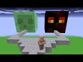 which HEAD ROOM will the villager choose? slime or magma cube