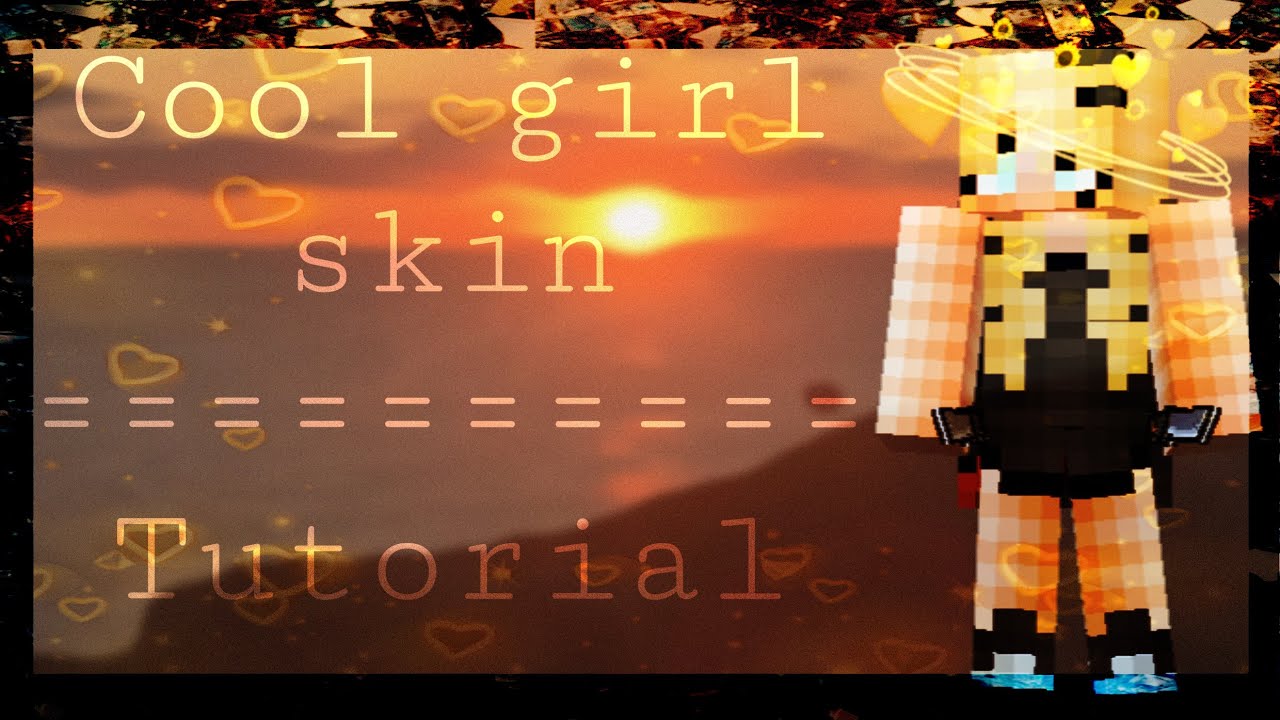 Pixel Gun 3D Tutorial How to make a Cool girl skin YouTube