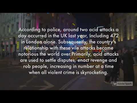 Acid attacks in London recorded upto 9000 in 2019