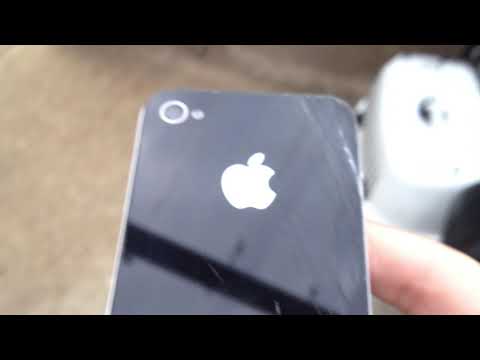 iPhone 4 drop test.