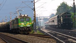 BTPN train and TNP WDG-4 shunting action scenes at chennai division | Indian railways