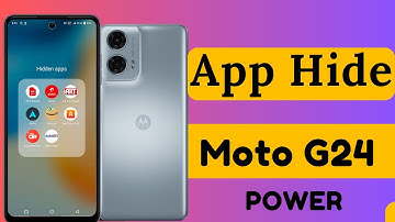 How to hide apps in Moto g24 power/Moto g24 power app hide setting /moto g24 power app hide setting