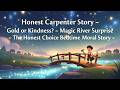 The Honest Carpenter and the Gold 🌟 | Bedtime Story for Kids | Moral Story