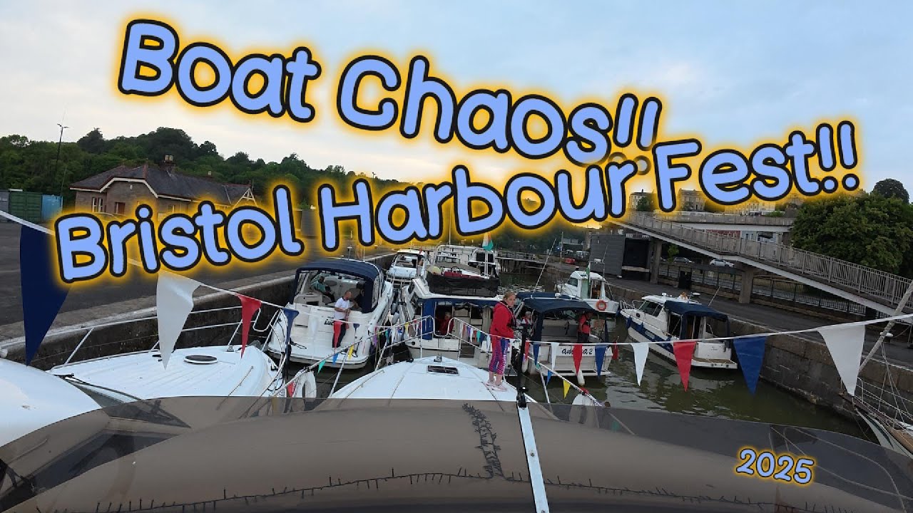 Boat Chaos again! Stuck at Bristol Harbour Festival with a Broken Lock Gate!