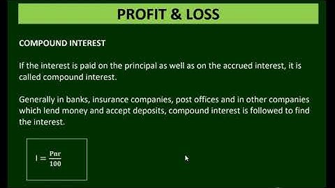 Workshop Calculation & science - Compound Interest part 1