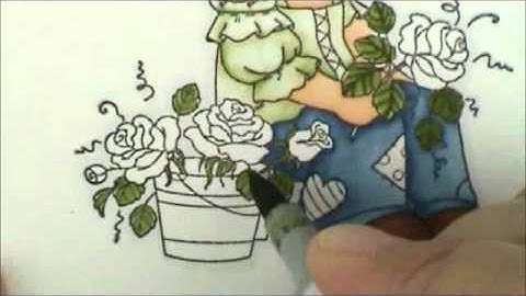 Wee Florist Copic Coloring Card Kit: Part 3 of 3