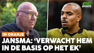Jansma duidelijk: 'ik ben fan en verwacht hem in de basis op het EK’  l FCUpdate In Oranje