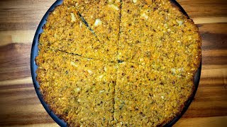 Cauliflower Pizza Crust (vegan, gluten-free)