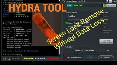 Hydra Tool Screen Lock Remove Without Data Loss