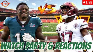 Philadelphia Eagles Vs. Washington Commanders Watch Party & Reactions