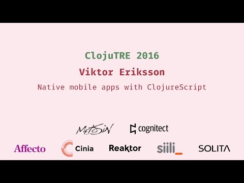 Native mobile apps with ClojureScript