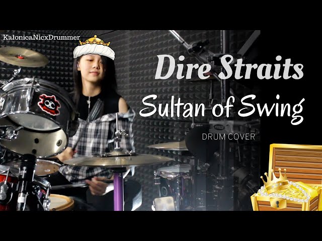 Sultans of Swing ~ Dire Straits // Drum cover by Kalonica Nicx class=