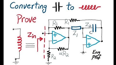 Converting Capacitance to inductance:  Active Inductor with Op Amps