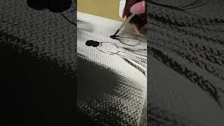  Wait For The Texture: Knife Painting Magic #trendy #art #modernart #kukuaura  #viralshort 
