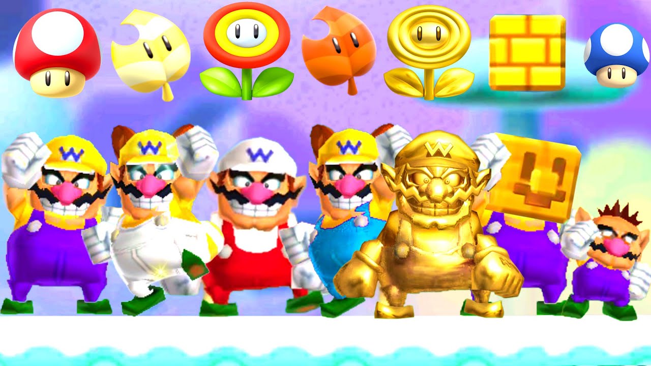 Все бонусы Варио в New Super Mario Bros. 2 HD