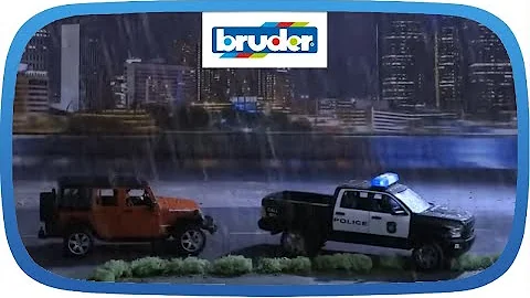 Bruder Toys RAM 2500 police pickup truck    02505