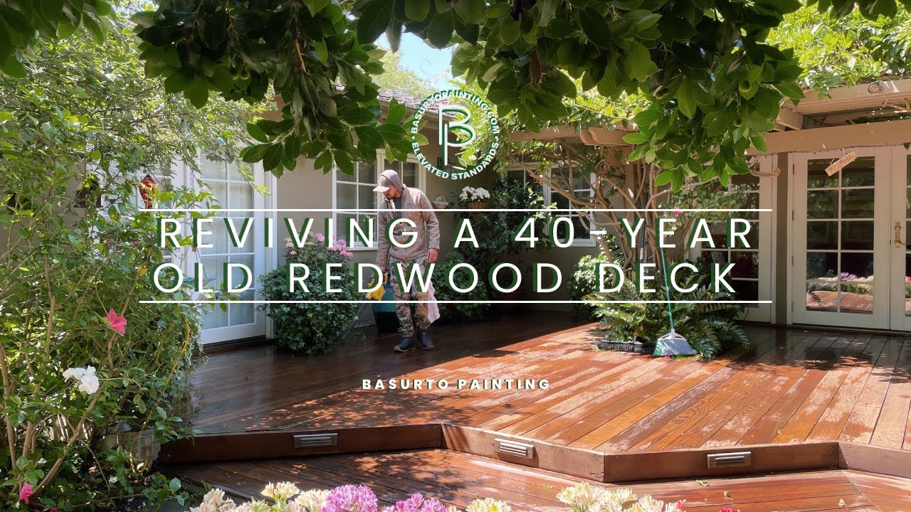 Reviving a 40-Year Old Redwood Deck: Yearly Maintenance by Basurto ...