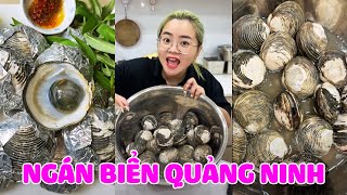 Mukbang Con Ngán Biển Quảng Ninh Mẫn Mẫn Vlogs