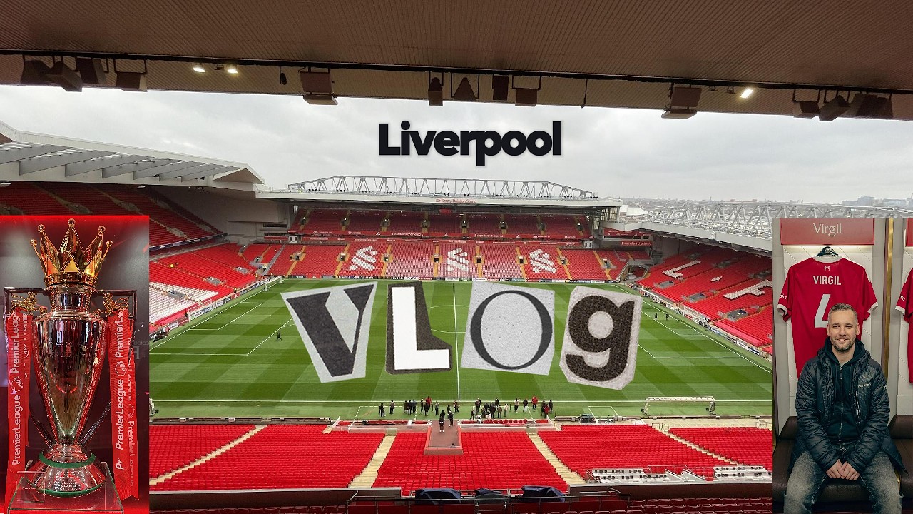 Vyrazili jsme na fotbal do Liverpoolu.