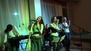 Две Луны (DoubleMoon) - Сны LIVE in PopcornStudio, Moscow 11.11.11 HD