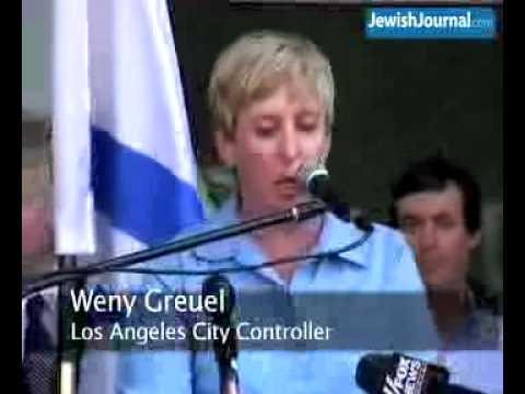 "Pro-Israel" Rally, Wilshire Boulevard Sunday June...