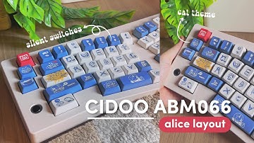 CIDOO ABM066 | unboxing alice layout keyboard