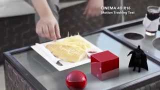 CINEMA 4D R16 - MOTION TRACKING TEST