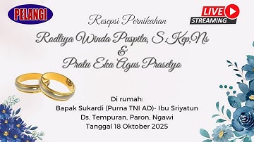Pernikahan Rodliya Winda Puspita, S.Kep,Ns & Pratu Eka Agus Prasetyo