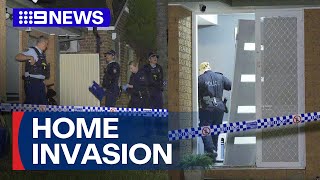 Armed home invaders put resident in hospital in Sydney's south-west | 9 News Australia