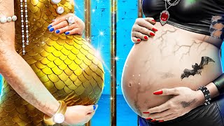 ¡Sirena VS Barbie EMBARAZADA en la cárcel! Divertidas situaciones de embarazo y trucos