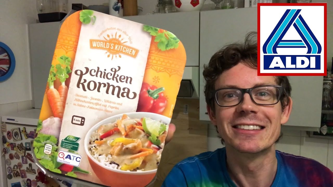 Aldi Chicken Korma: Indisches Fertiggericht von Worlds Kitchen für die  Mikrowelle im Test! 