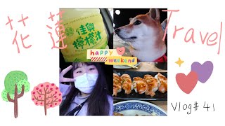 [Travel Vlog]一年多後終於出去玩了！花蓮寵物友善民宿、鮭魚 ... 