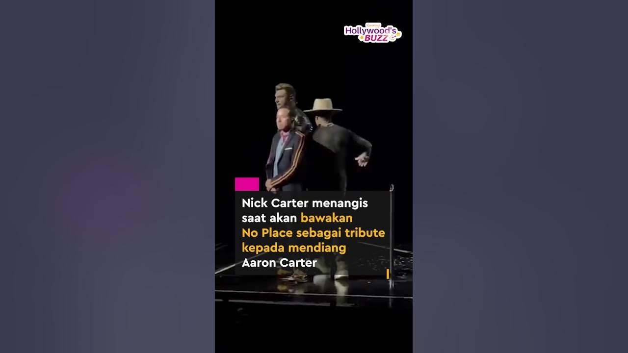 Nick Carter Menangis Nyanyikan Tribute Di Atas Panggung Untuk Aaron Carter