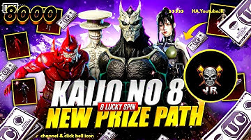 New Kaiju No 8 Lucky Spin Crate Opening . Prize Path PUBG MOBILE