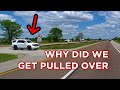 Pulled Over In Our Ambulance Conversion On Our 2200 Mile Trip To NY | Ambulance Conversion Life