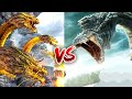 Void Ghidorah vs Celestial Dragons || Dragon vs Dragon || multi versh
