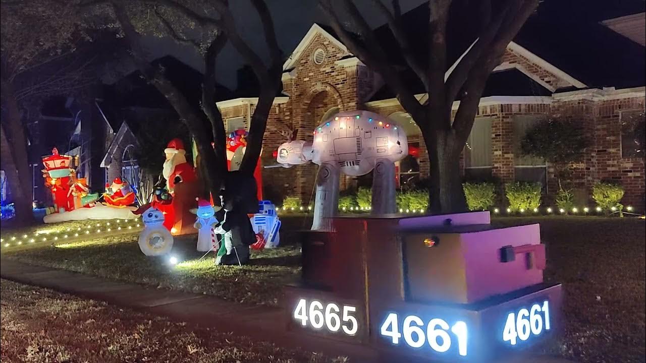 2021 Christmas lights Plano, TX (Deerfield) YouTube