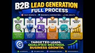 B2B Lead Generation | Cold Email Marketing Campaigns | Linkedin Outreach Process.