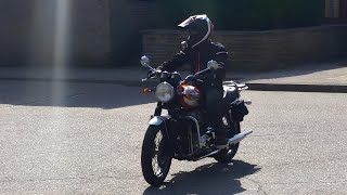 When I was learning to ride a bigger bike | A2 Motorcycle Test (Practise)