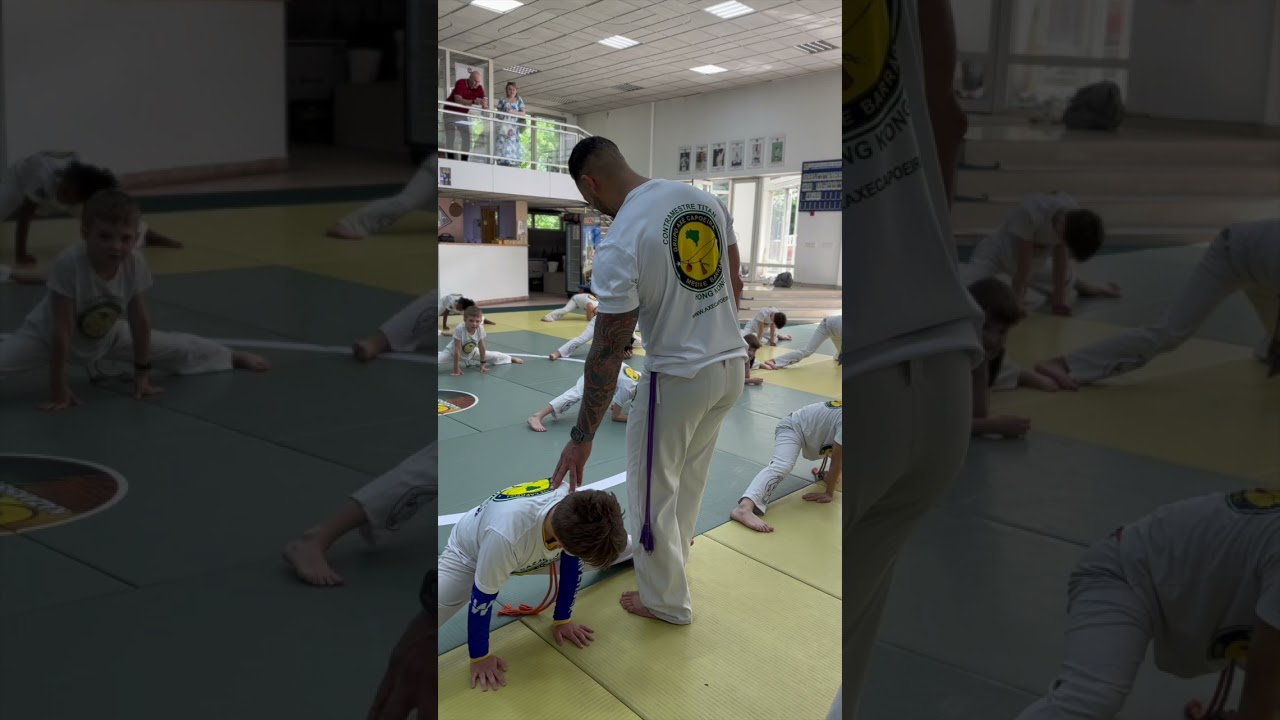Capoeira Masterclass with Contramestre Titan 🇧🇷🇰🇿 | Kazakhstan Capoeira, Almaty #Shorts