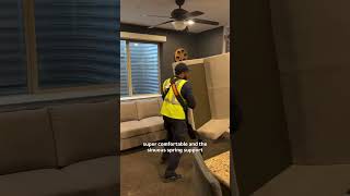 Sofa upgrade alert 🤎 The Sonia sectional from Costco.com is such a good find — reversible cushions