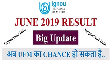 [Big UPDATE] IGNOU JUNE 2019 TERM END EXAM RESULT 17th UPDATE RELEASED || CHECK YOUR RESULT